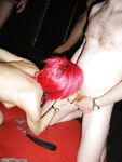 Redhead married slut meeting with friends