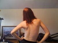 Beautiful young redhair GF naked