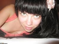 Russian amateur brunette wife 15