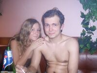 Russian couple at sauna