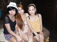Three asian sluts at my hotel room
