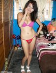 Latina amateur GF in her bedroom