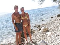 Amateur couple at summer vacation 43