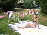 Romanian slut showing tits