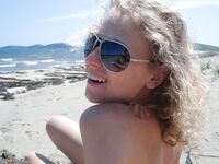 Blonde amateur wife at vacation 8