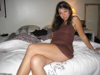 Young girl showing her pussy