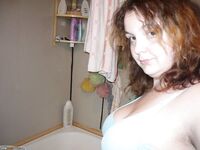 Busty amateur wife showing her tits 3