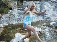 Blonde amateur wife at vacation 9