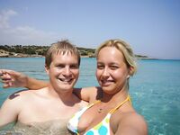 Real amateur couple at vacation 48