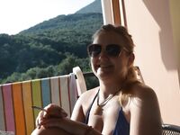 Blonde amateur girl at vacation 2