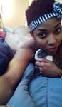 Ebony amateur girl naked at home 23