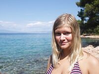 Blonde amateur wife at vacation 10