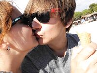 Young amateur couple at vacation 11