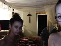Two young webcam models