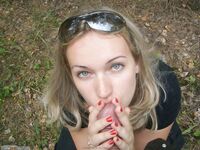 Russian amateur blonde wife 116