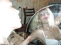 Russian amateur blonde wife 119