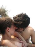 horny nudists couple outdoors