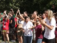 Students wet t-shirt festival