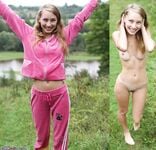 Dressed undressed teens