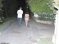 nude walk of young teen in public
