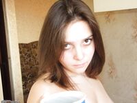 Russian amateur GF on bed