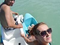 Real amateur couple at vacation 53
