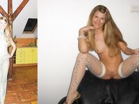 Your girlfriend before-after, dressed-undressed 16
