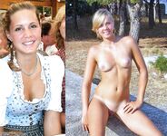 Your girlfriend before-after, dressed-undressed 16