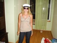 Blonde amateur wife at vacation 13