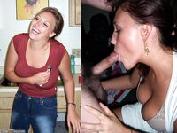 Your girlfriend before-after, dressed-undressed 20