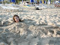 Hanna at the beach
