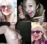 Clothed/Unclothed of Blonde Teen Girlfriend