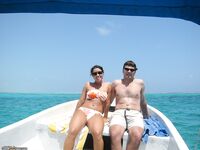 Real amateur couple at vacation 55