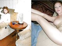 Your girlfriend before-after, dressed-undressed 30