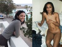 Your girlfriend before-after, dressed-undressed 34