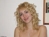 Curly amateur blonde wife 11