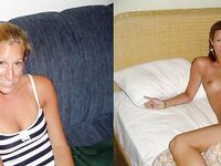 Your girlfriend before-after, dressed-undressed 38