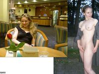 Your girlfriend before-after, dressed-undressed 41